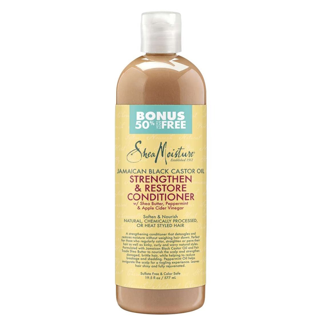 Shea Moisture Jamaican Black Castor Oil Strengthen  Restore Conditioner Shea Moisture Jamaican Black Castor Oil Strengthen  Restore Conditioner